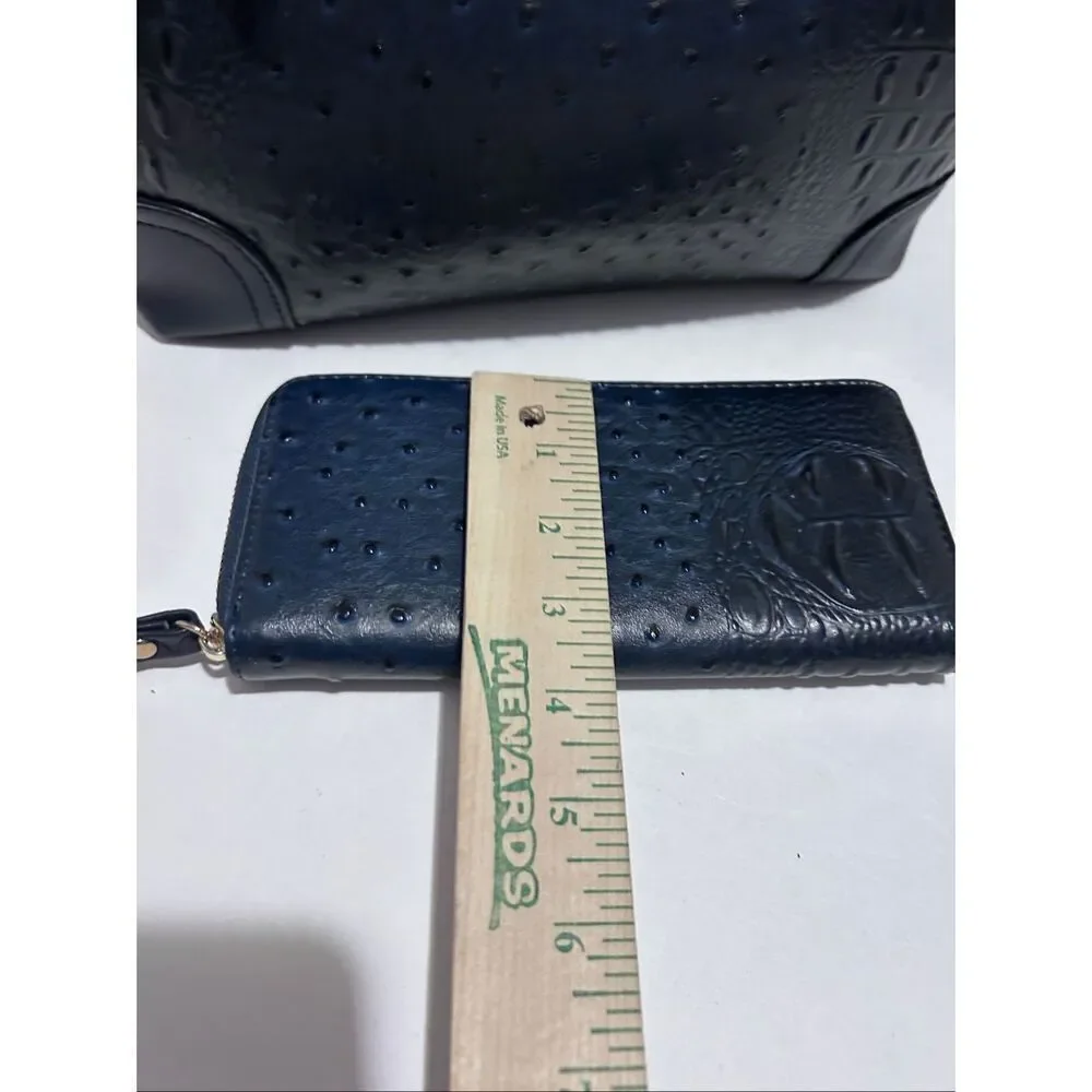 MKF Collection Wandy Vegan Leather Navy Womens Hobo & Clutch Wallet Set by Mia K - Picture 15 of 16